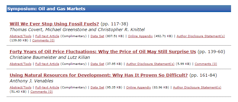 AEAweb Journal of Economic Perspectives Vol. 30 No.1