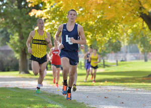 Lawrence freshman Josh Janusiak is among the top cross country runners in the Midwest Conference this season.