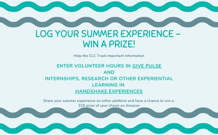 Log Your Summer Experience – Win a Prize!