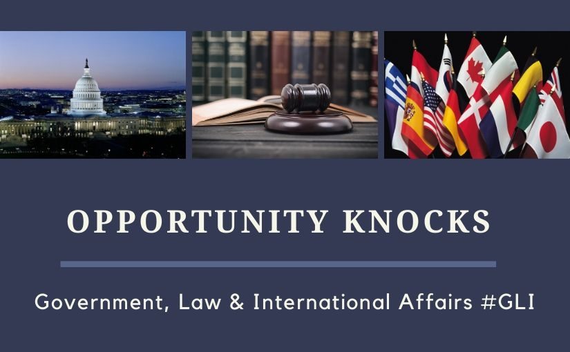 Opportunity Knocks from the Career Center – Scoville Peace Fellowship