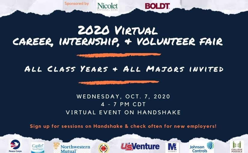 2020 Virtual Career, Internship, & Volunteer Fair