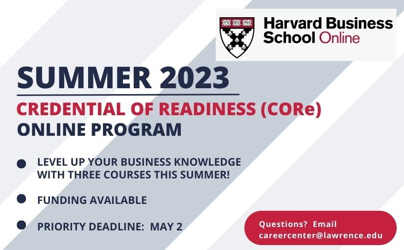 Harvard Business School Online – Credentials of Readiness Program