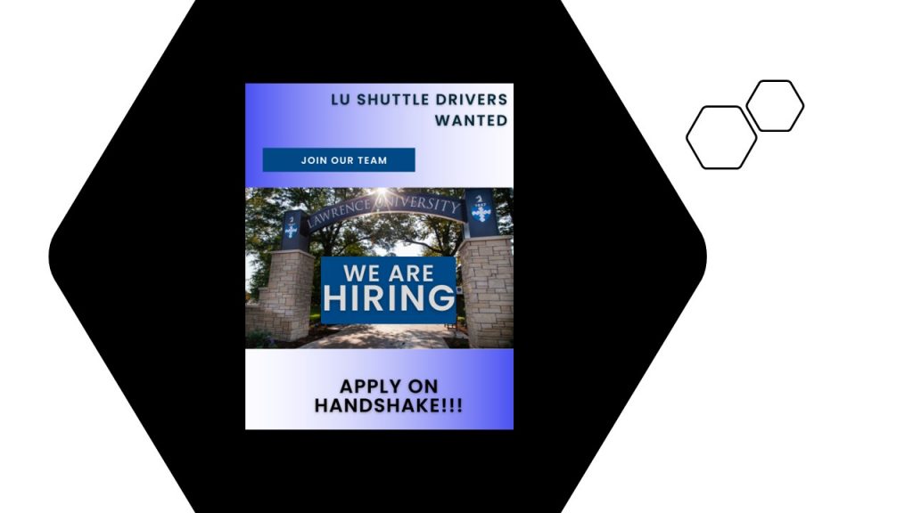 LU Shuttle Drivers Wanted. Join our team. We are Hiring. Apply on Handshake. 