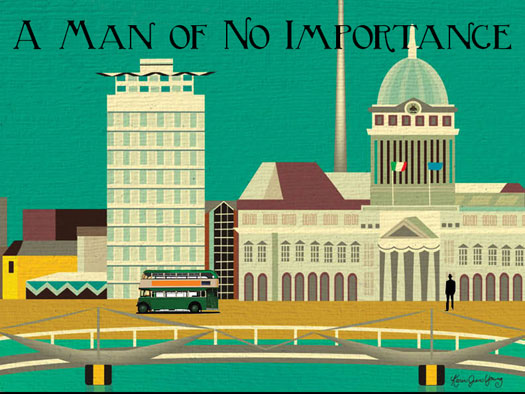 A photo of the production "A Man of No Importance" poster.