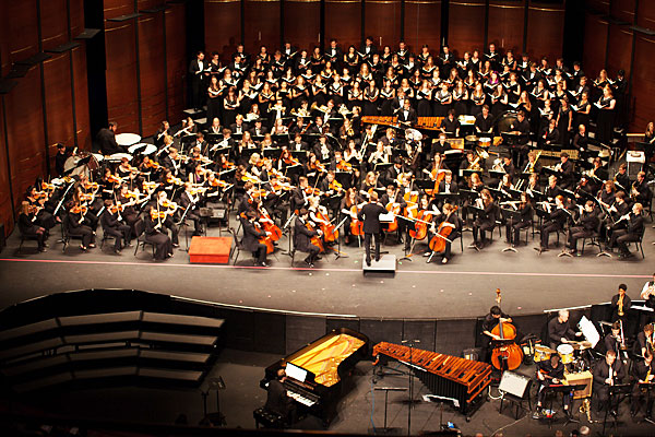 Kaleidososcope concert finale with symphony orchestra and choir 