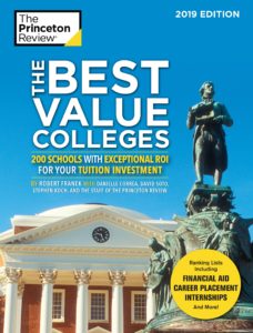 Photo of the cover of the book, "The Best Value Colleges"